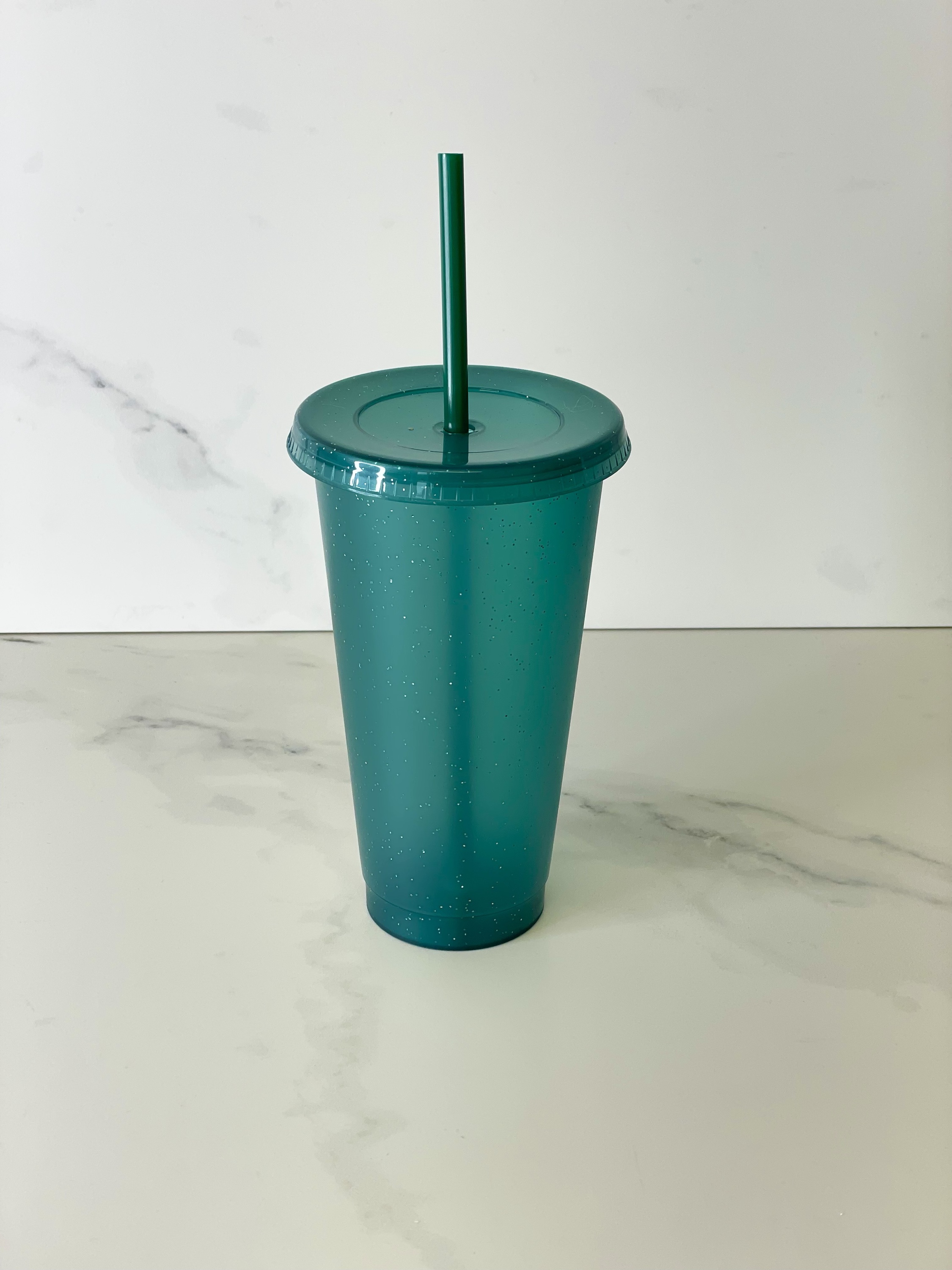 Green glitter cold cup 24oz - ZMDesigns