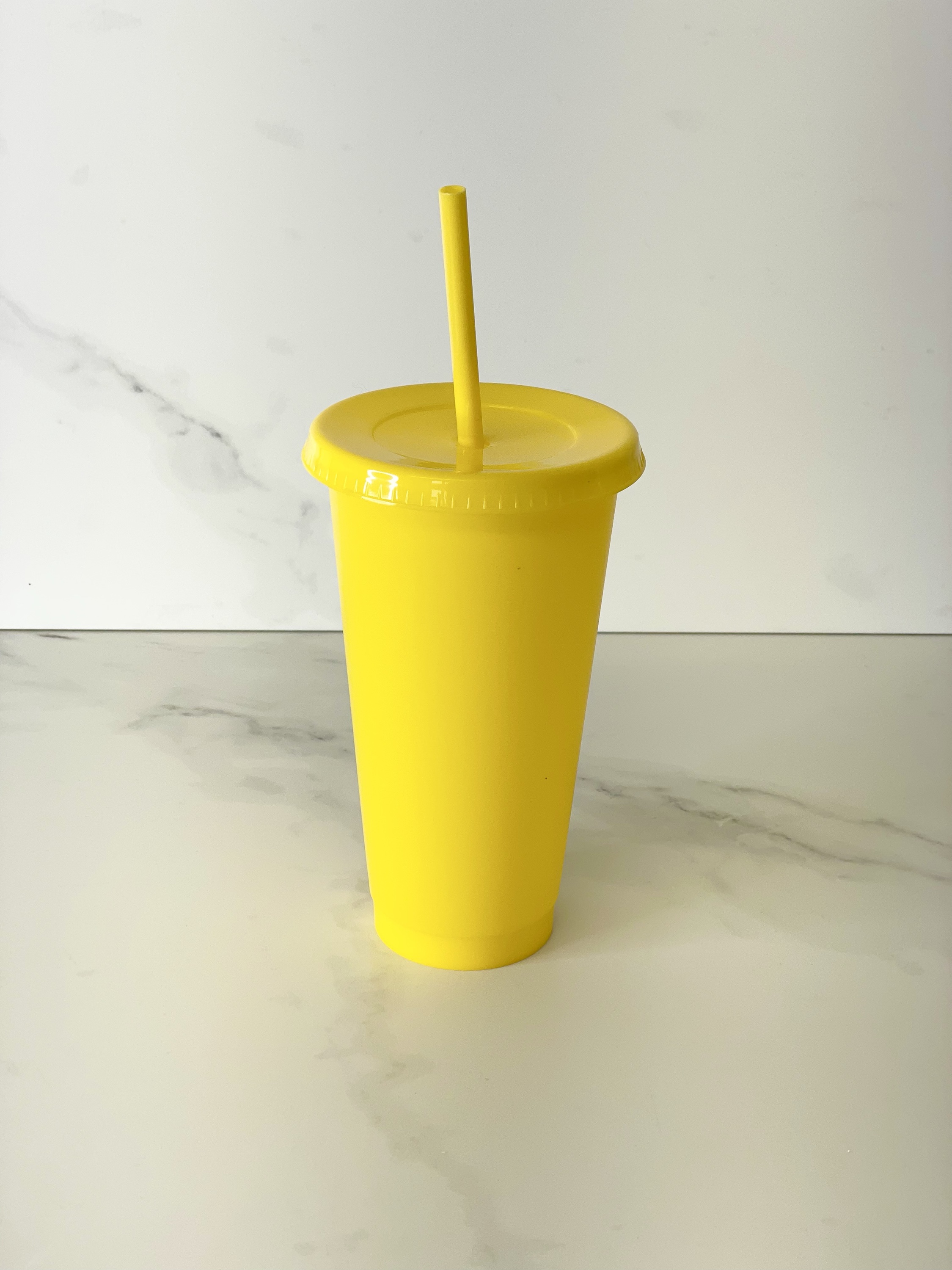 Yellow cold cup 24oz - ZMDesigns