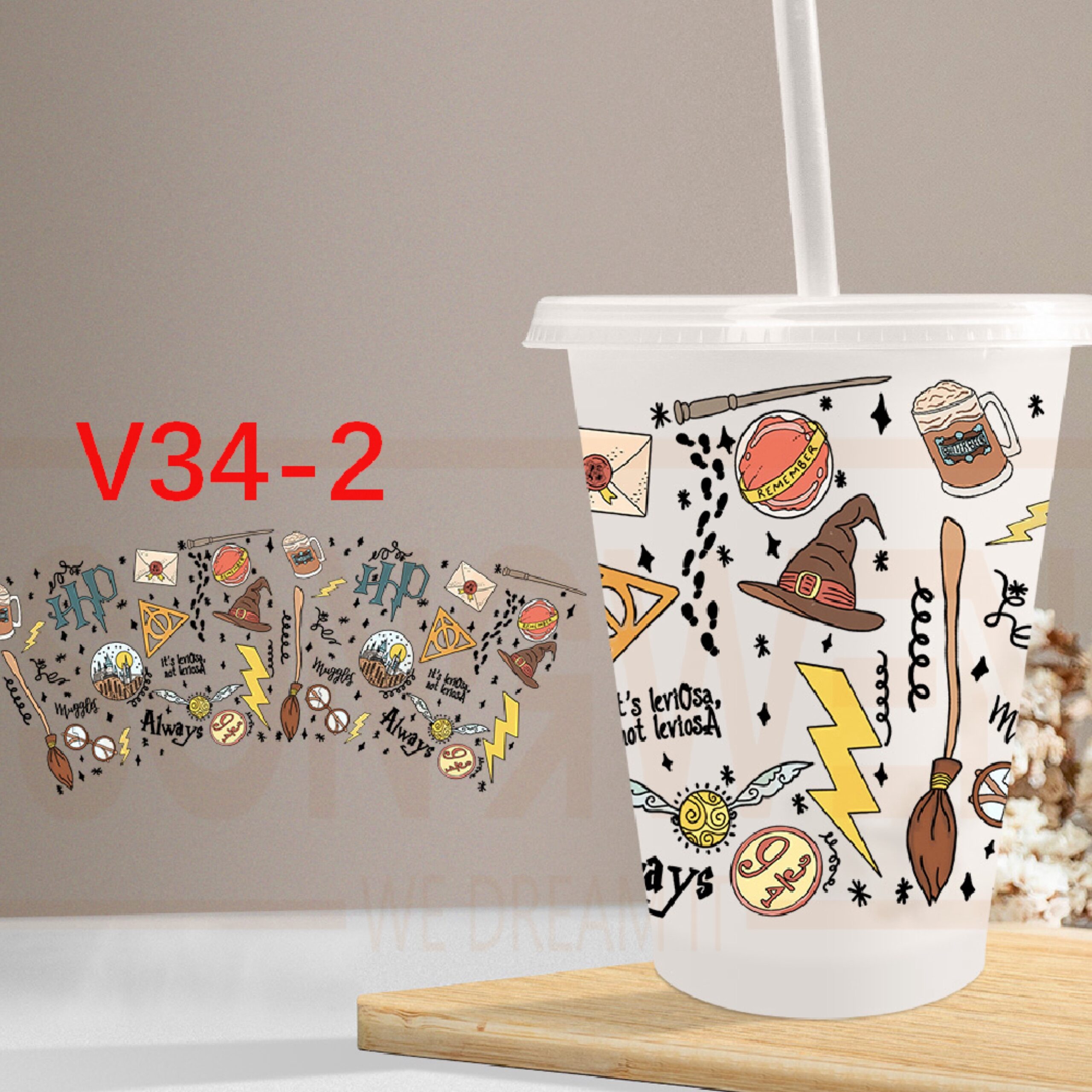#2 HP 16oz cold cup UV DTF - ZMDesigns