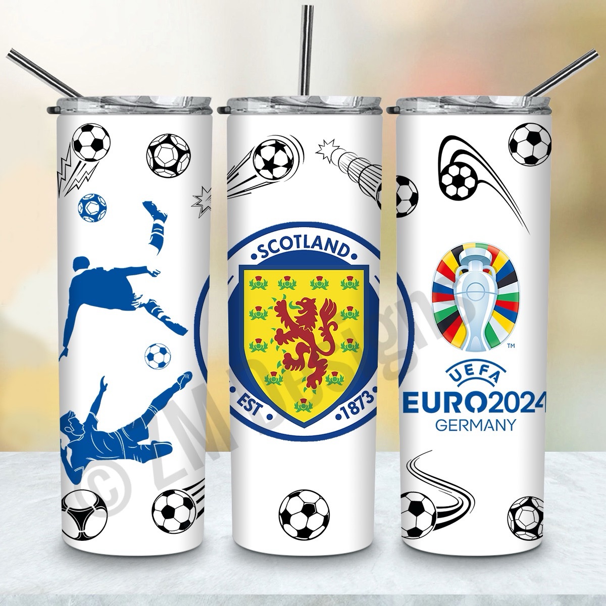 23 Skinny 20oz Tumbler Scotland Euro 2024 ZMDesigns   Img 8212 